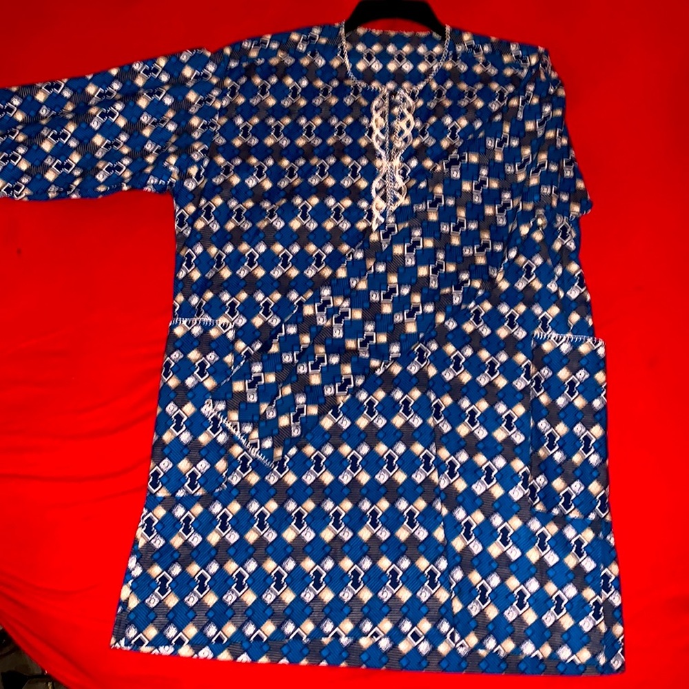 Women’s Long Sleeve African Print Shirt